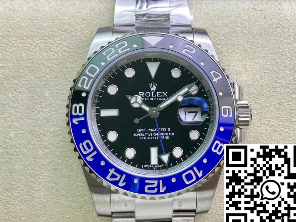 Factory Clean Rolex II GMT Dial Black 116710BLNR-78200 Master 0106